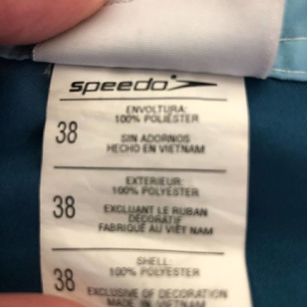 Speedo Blue Swim Trunks - Picture 7 of 8